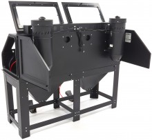 HBM SBC 880 Dubbele Straalcabine met 2 afzuigers, 8 bar, 195 kg
