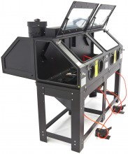 HBM SBC 880 Dubbele Straalcabine met 2 afzuigers, 8 bar, 195 kg
