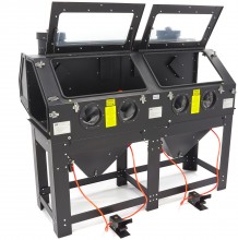 HBM SBC 880 Dubbele Straalcabine met 2 afzuigers, 8 bar, 195 kg
