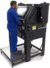 HBM SBC 990 Hoge Druk Straalcabine 6 Bar met 2 Afzuigers
