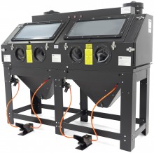 HBM SBC 880 Dubbele Straalcabine met 2 afzuigers, 8 bar, 195 kg
