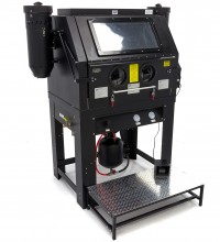 HBM SBC 990 Hoge Druk Straalcabine 6 Bar met 2 Afzuigers
