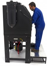 HBM SBC 990 Hoge Druk Straalcabine 6 Bar met 2 Afzuigers
