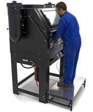 HBM SBC 990 Hoge Druk Straalcabine 6 Bar met 2 Afzuigers
