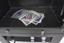 HBM SBC 990 Hoge Druk Straalcabine 6 Bar met 2 Afzuigers
