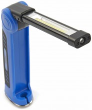 HBM Professionele Opvouwbare Oplaadbare LED Lamp 300 Lumen met Haak en Magneet