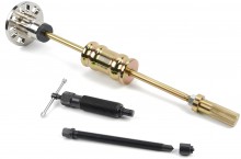 HBM 10 Ton Hydraulisk Hjulnavaftrækkersæt med Slagaftrækker, 7-delt, med Opbevaringskuffert, til Audi, Citroën, Fiat, Opel, Peug HBM 10 Ton Hydraulisk Hjulnavaftrækkersæt med Slagaftrækker, 7-delt, med Opbevaringskuffert, til Audi, Citroën, Fiat, Opel, Peug