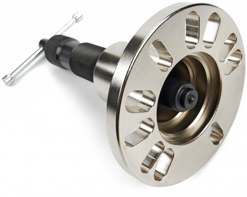 HBM 10 Ton Hydraulisk Hjulnavaftrækkersæt med Slagaftrækker, 7-delt, med Opbevaringskuffert, til Audi, Citroën, Fiat, Opel, Peug HBM 10 Ton Hydraulisk Hjulnavaftrækkersæt med Slagaftrækker, 7-delt, med Opbevaringskuffert, til Audi, Citroën, Fiat, Opel, Peug