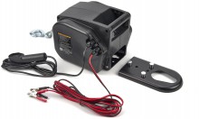 HBM draagbare elektrische lier 12V 900 kg IP55 staalkabel 9 m
