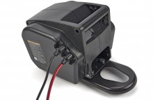 HBM draagbare elektrische lier 12V 900 kg IP55 staalkabel 9 m
