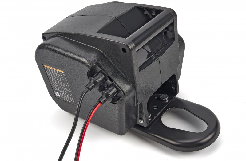 HBM draagbare elektrische lier 12V 900 kg IP55 staalkabel 9 m
