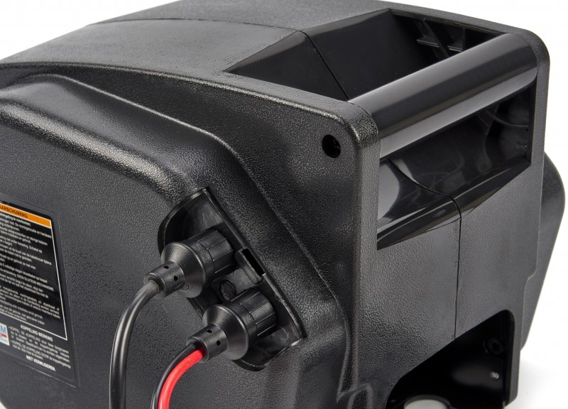 HBM draagbare elektrische lier 12V 900 kg IP55 staalkabel 9 m

