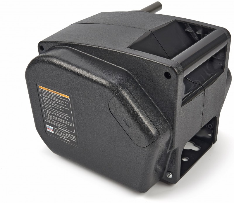 HBM draagbare elektrische lier 12V 900 kg IP55 staalkabel 9 m
