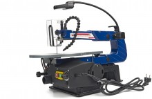 HBM Variabele figuurzaagmachine 120 W met verlichting, stofblaassysteem, 45° zaaghoek, 50 mm, voor metaal
