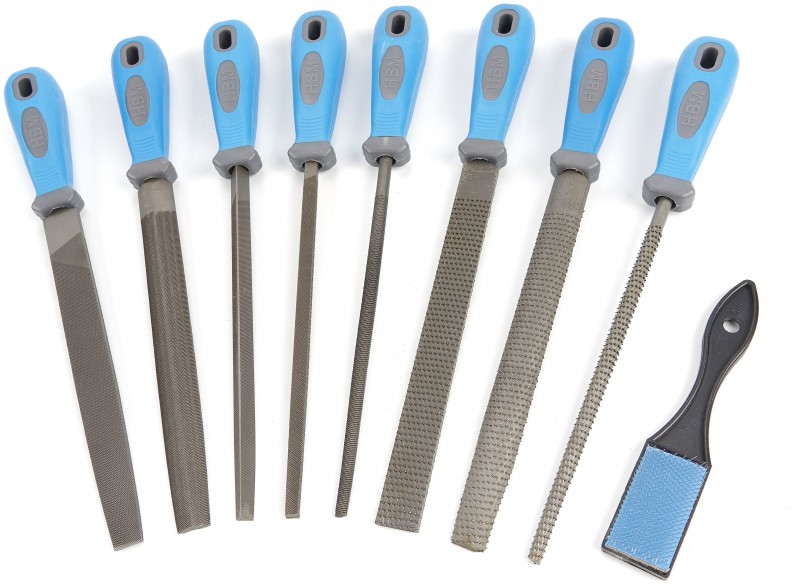 HBM 9-delige vijlenset en raspenset
HBM 9-delige vijlenset en raspenset