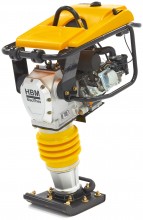 HBM Professionele 6,5 PK trilplaat 13,7 kN 680 bpm met wielset en motordeksel