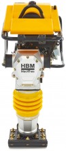 HBM Professionele 6,5 PK trilplaat 13,7 kN 680 bpm met wielset en motordeksel