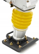 HBM Professionele 6,5 PK trilplaat 13,7 kN 680 bpm met wielset en motordeksel