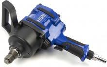 HBM Professionele Pneumatische Slagmoersleutel 1800 Nm 3/4 inch 6,3 bar 583 l/min Antisliphandgreep 253 mm BSP 1/2