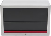HBM Deluxe Professionele Bovenkast met Gasveren - Stalen Werkplaatskast 71 x 33 x 46 cm
