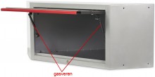 HBM Deluxe Professionele Bovenkast met Gasveren - Stalen Werkplaatskast 71 x 33 x 46 cm
