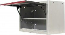 HBM Deluxe Professionele Bovenkast met Gasveren - Stalen Werkplaatskast 71 x 33 x 46 cm
