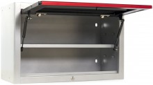 HBM Deluxe Professionele Bovenkast met Gasveren - Stalen Werkplaatskast 71 x 33 x 46 cm

