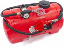 HBM Professionele elektrische diesel- en stookoliepomp 12 V met 100 liter tank, 40 l/min, slang 400 cm
