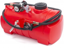 HBM Professionele elektrische diesel- en stookoliepomp 12 V met 100 liter tank, 40 l/min, slang 400 cm