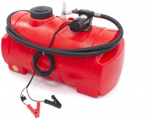 HBM Professionele elektrische diesel- en stookoliepomp 12 V met 100 liter tank, 40 l/min, slang 400 cm