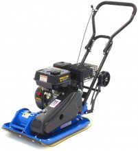 HBM vibrationsplade 6,5 hk 196 cc 13000N inklusive hjulsæt og belægningsbeskyttelsesplade 78 kg