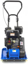 HBM vibrationsplade 6,5 hk 196 cc 13000N inklusive hjulsæt og belægningsbeskyttelsesplade 78 kg