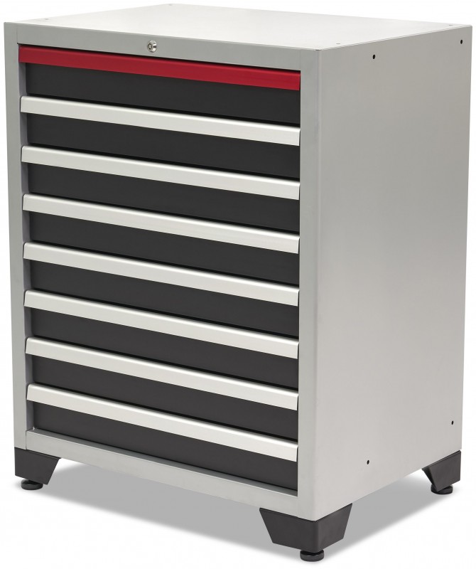 HBM Deluxe professionele gereedschapskast met 8 laden, 71 x 51 x 90 cm, 35 kg draaggewicht
