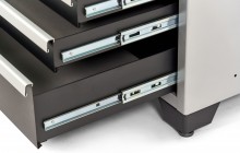 HBM Professionele Gereedschapskast 7 Laden, Zwart, 71x51x90 cm, 30 kg Draagvermogen