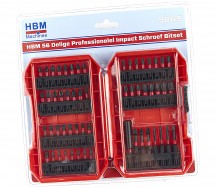 HBM 56-delige impact schroefbitset