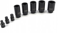 HBM 8-delige Aandrijfas Doppenset Montageset met 1/2 inch Opname