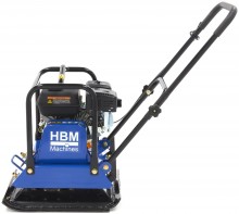 HBM Professionele 6,5 PK trilplaat 15.000N met wielenset en bestrating beschermplaat
