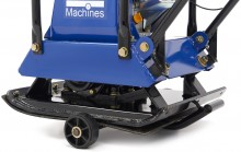 HBM Professionele 6,5 PK trilplaat 15.000N met wielenset en bestrating beschermplaat
