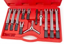 HBM 13-delige 3-arm poelietrekker set 100/200/250 mm