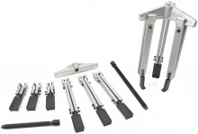 HBM 13-delige 3-arm poelietrekker set 100/200/250 mm
