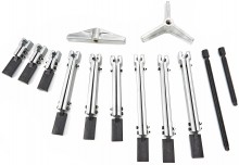 HBM 13-delige 3-arm poelietrekker set 100/200/250 mm