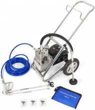 HBM airless hogedruk verfspuit wandspuitmachine set 1500 W 200 bar 33 kg HBM airless hogedruk verfspuit wandspuitmachine set 1500 W 200 bar 33 kg