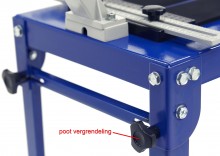 HBM 600 mm Professionele Heavy Duty Tegelsnijder met Onderstel en 2 Snijwielen