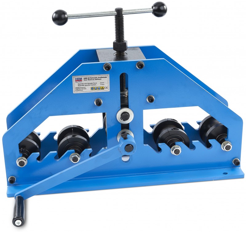 HBM buiswals en profielwals voor rond en vierkant, max. 51 mm, 48 kg