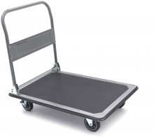 HBM Opvouwbare transportwagen 350 kg met rem, inklapbaar, 4 wielen, max. belasting 350 kg