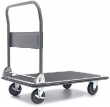 HBM Opvouwbare transportwagen 350 kg met rem, inklapbaar, 4 wielen, max. belasting 350 kg