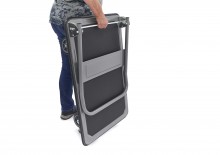 HBM Opvouwbare transportwagen 350 kg met rem, inklapbaar, 4 wielen, max. belasting 350 kg