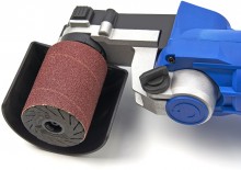 HBM Satineermachine / Borstelmachine 420 W - Kantelbare Kop - Voor Hout, Draagbaar