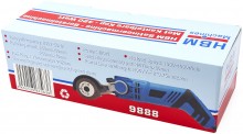 HBM Satineermachine / Borstelmachine 420 W - Kantelbare Kop - Voor Hout, Draagbaar