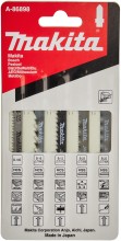 Makita 5-delige decoupeerzaagbladen set voor hout, metaal en kunststof Makita 5-delige decoupeerzaagbladen set voor hout, metaal en kunststof
